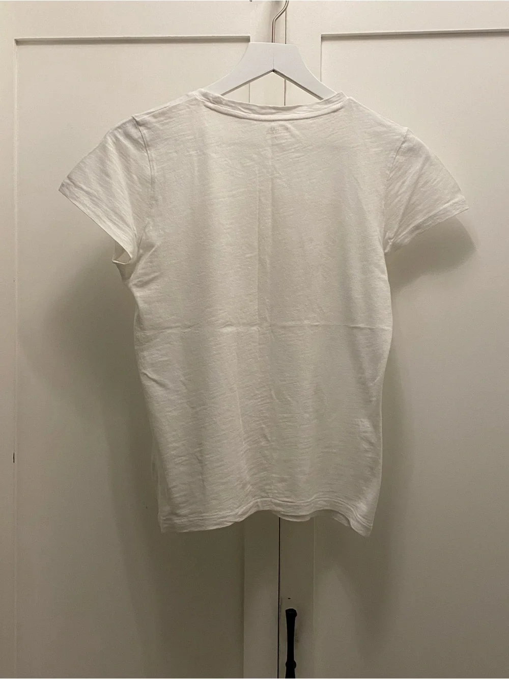 Michael Kors White Tee with Gold Zebra Logo